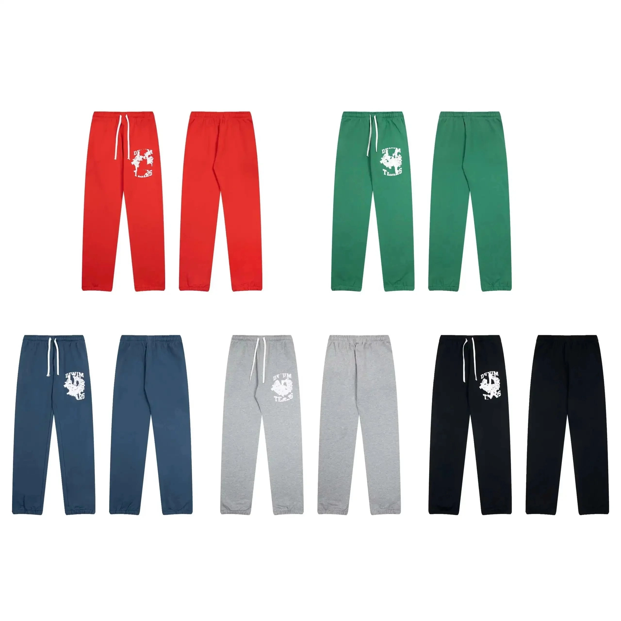 D*YIM Logo Graphic Sweatpants - Red Green Navy Gray Black