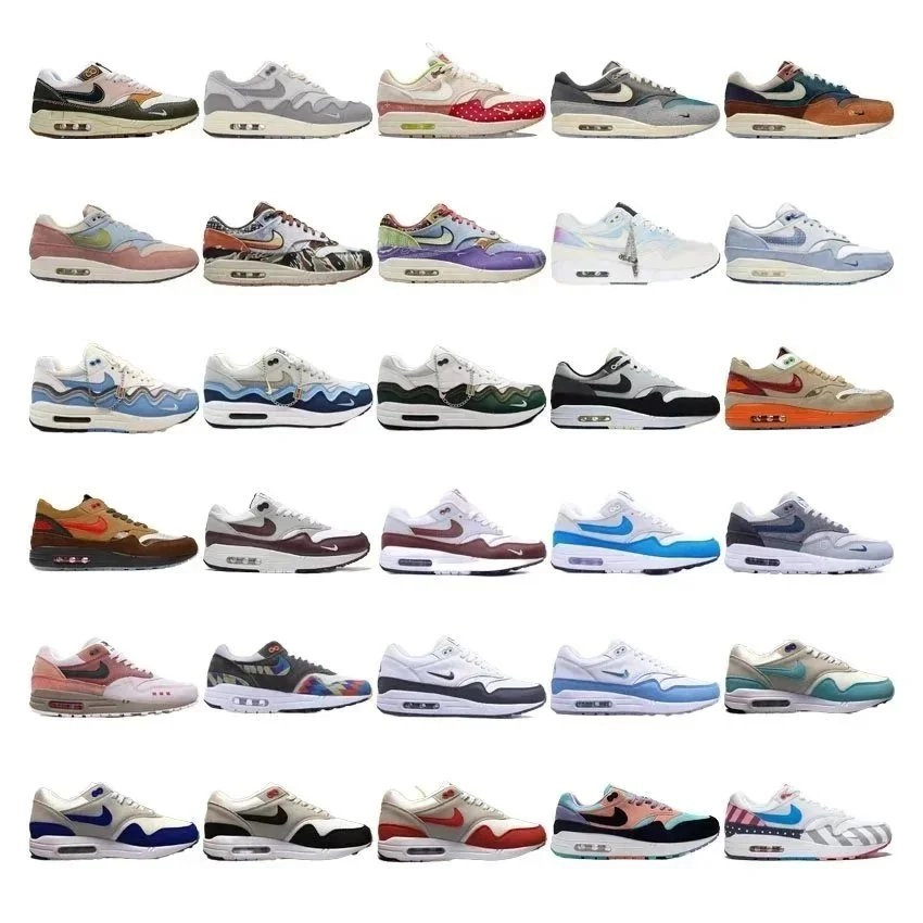 Nike Air Max 1 Premium Multicolor Patchwork Edition with Visible Air Unit