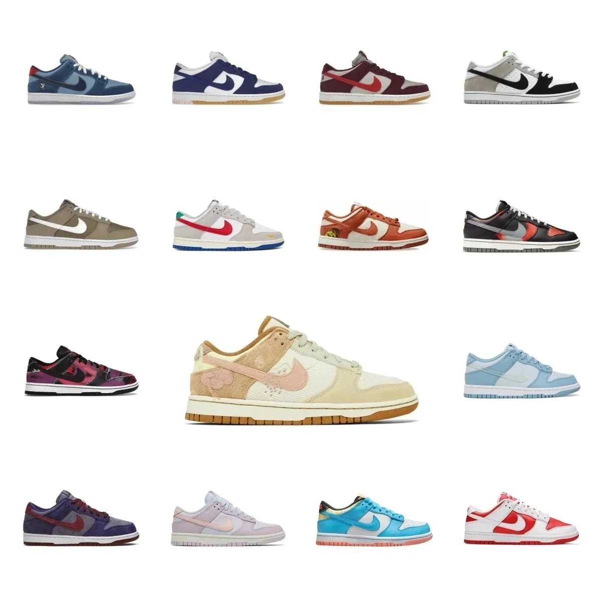 Nike Dunk Low 'Patchwork Beige' Premium Skate Sneaker