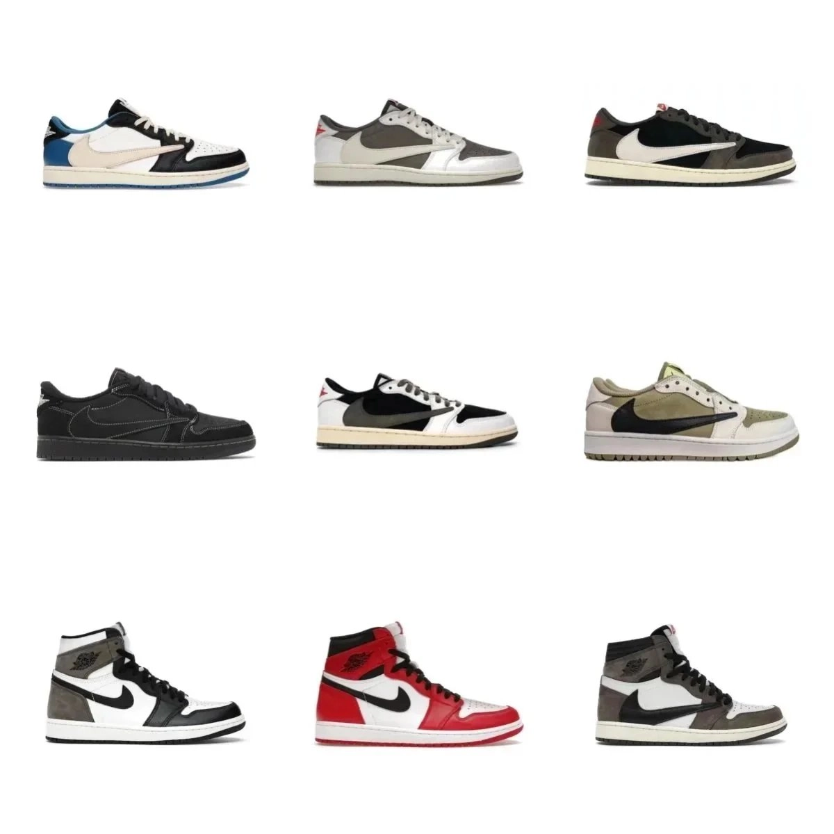Nike Air Jordan 1 Travis Scott Reverse Mocha Low