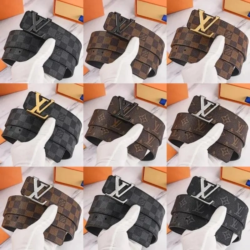 Louis Vuitton LV Reversible Belt Damier Ebene and Monogram Canvas