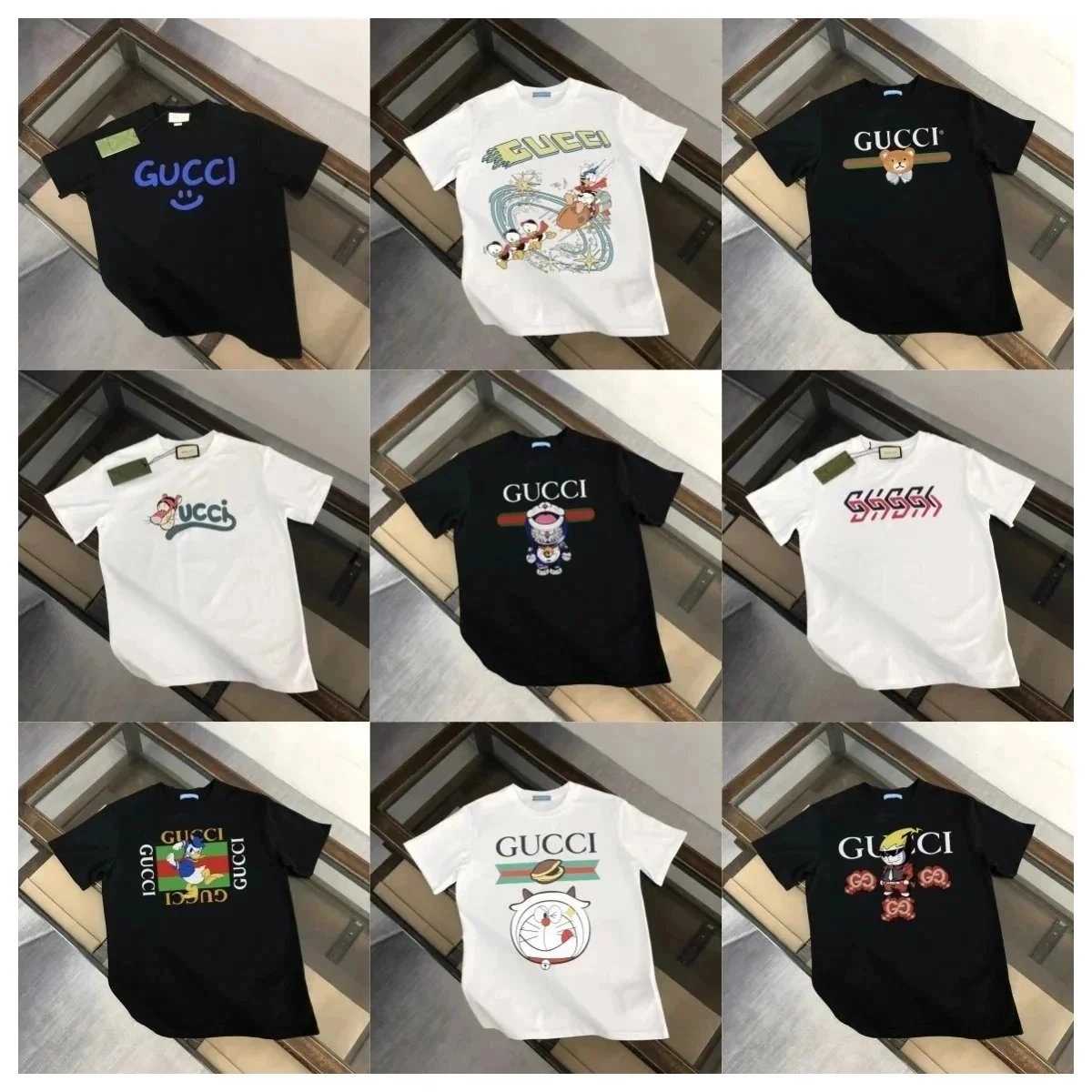 Gucci x Disney Donald Duck Graphic T-Shirt Black