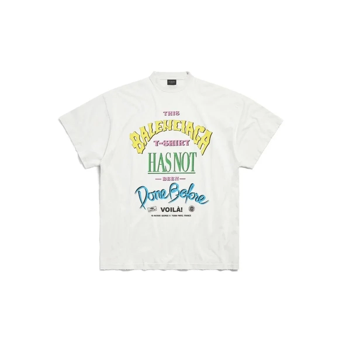Balenciaga 'This T-Shirt Has Not Been Done Before' Graphic Tee White