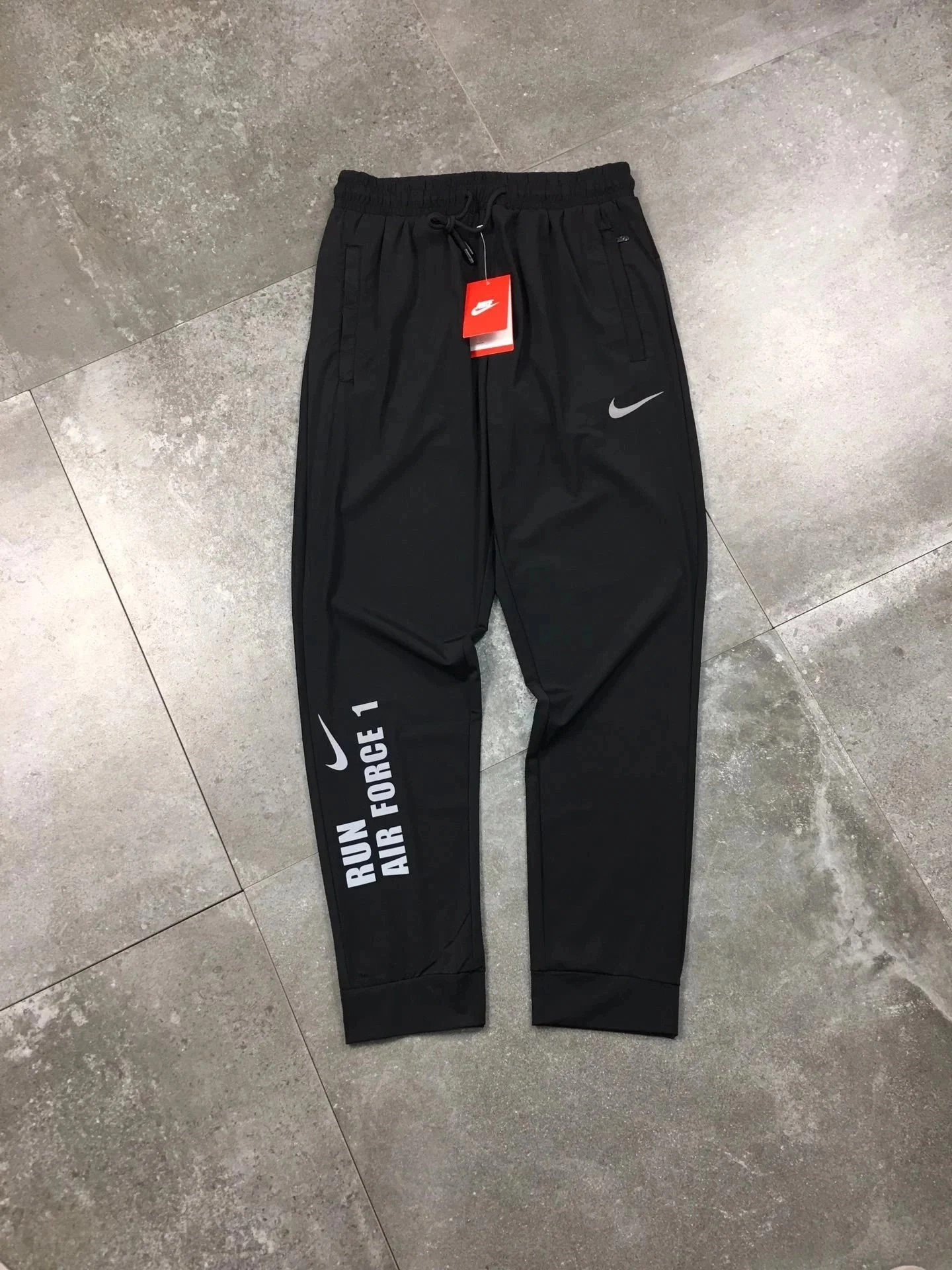 Nike Air Force 1 Run Joggers - Black Performance Track Pants