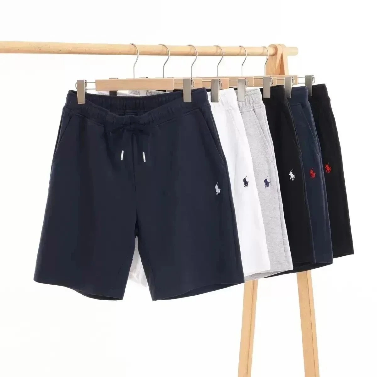 Polo Ralph Lauren Classic Fit Cotton Shorts - Navy with Embroidered Pony Logo