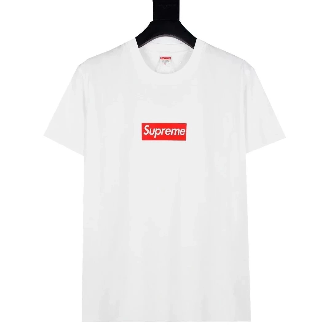 Supreme Box Logo T-Shirt White Cotton Classic Fit