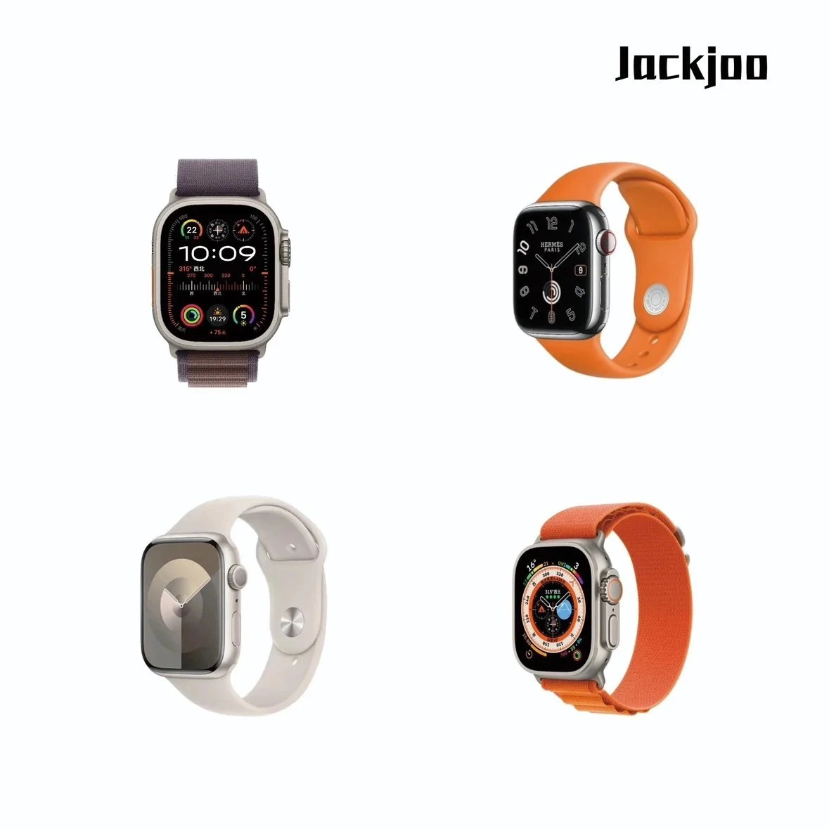 Apple Watch Ultra 2 with Purple Woven Band and Advanced Metrics Display