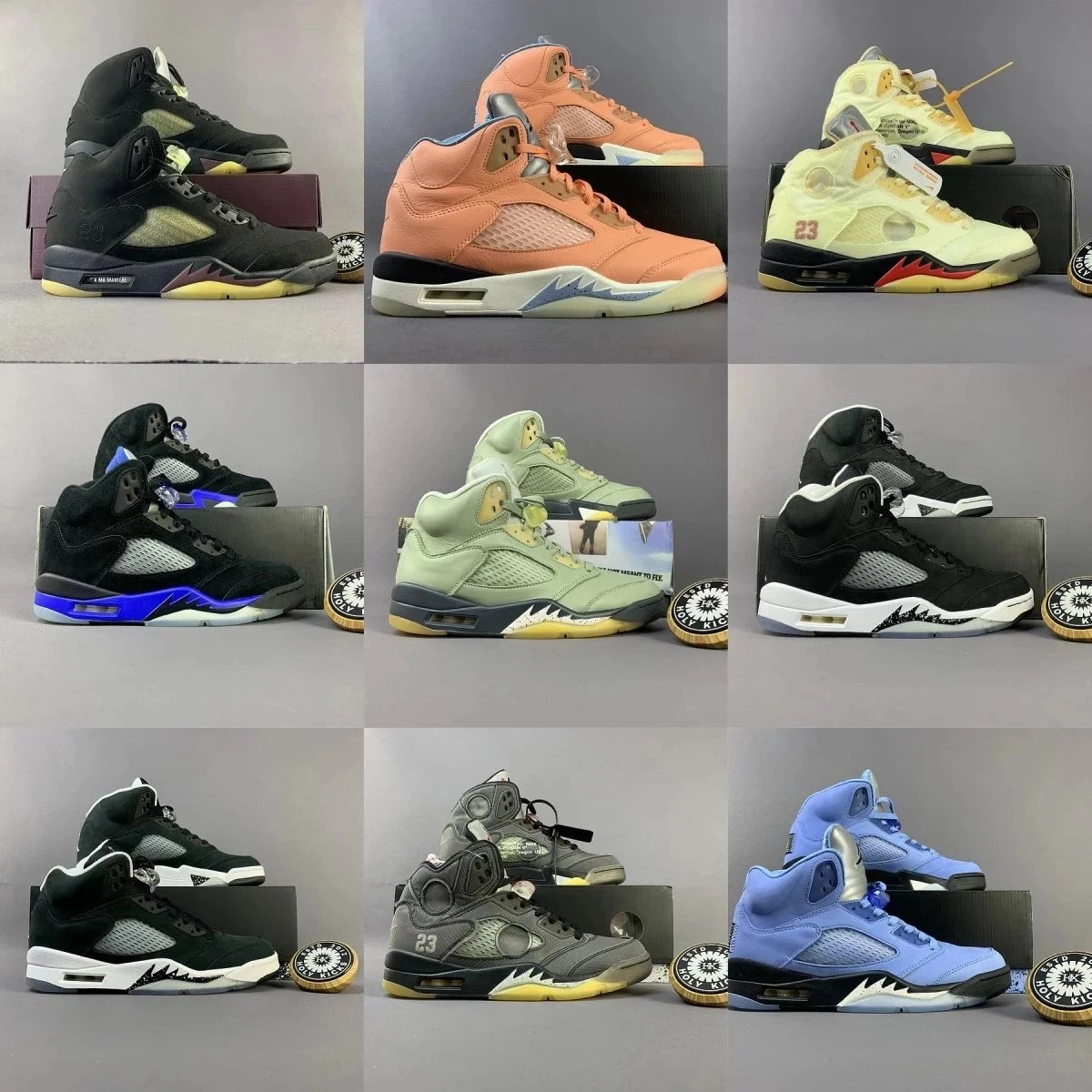 Nike Air Jordan 5 Retro Off-White Collaboration Limited Edition