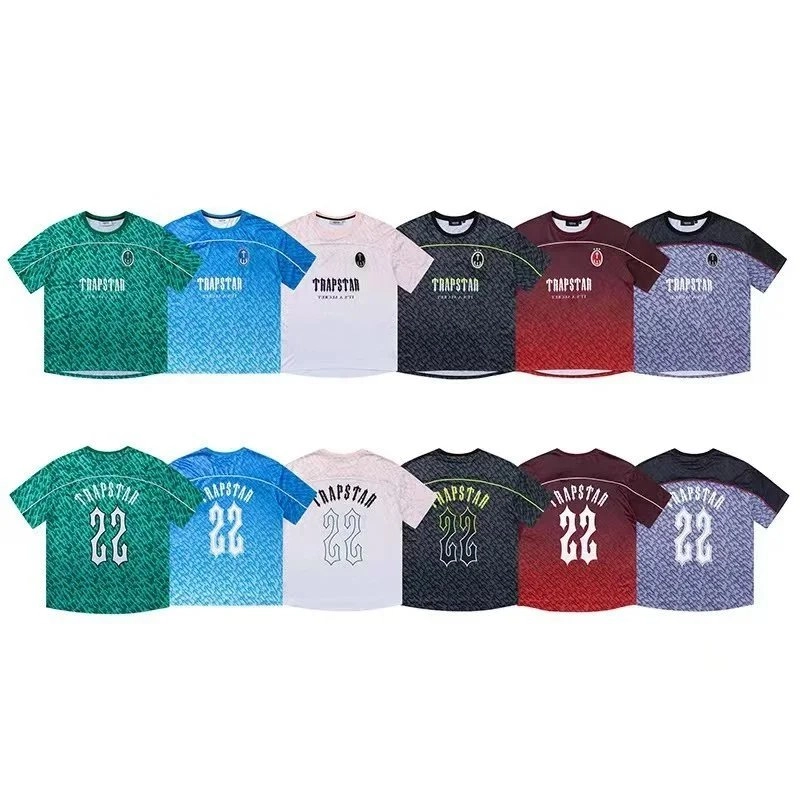 Trapstar 22 Graphic Jersey T-Shirt - Multi-Color Patterned Design