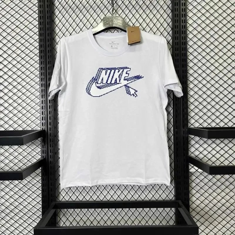Nike Pixel Swoosh Graphic T-Shirt - White