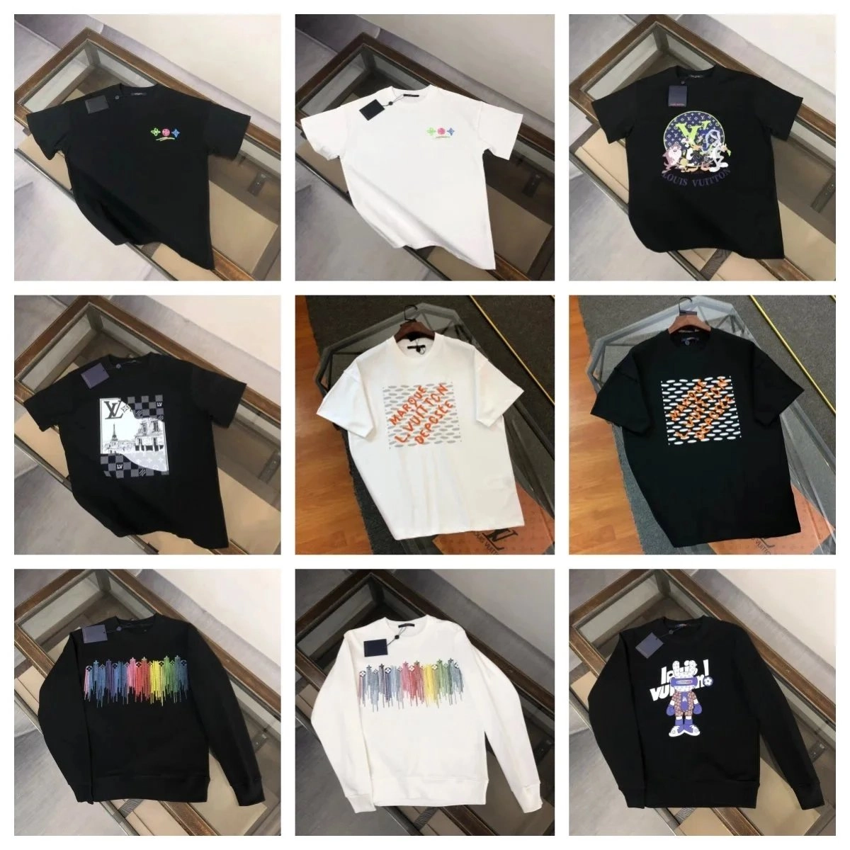 Louis Vuitton Monogram Mickey Mouse Graphic T-Shirt Black