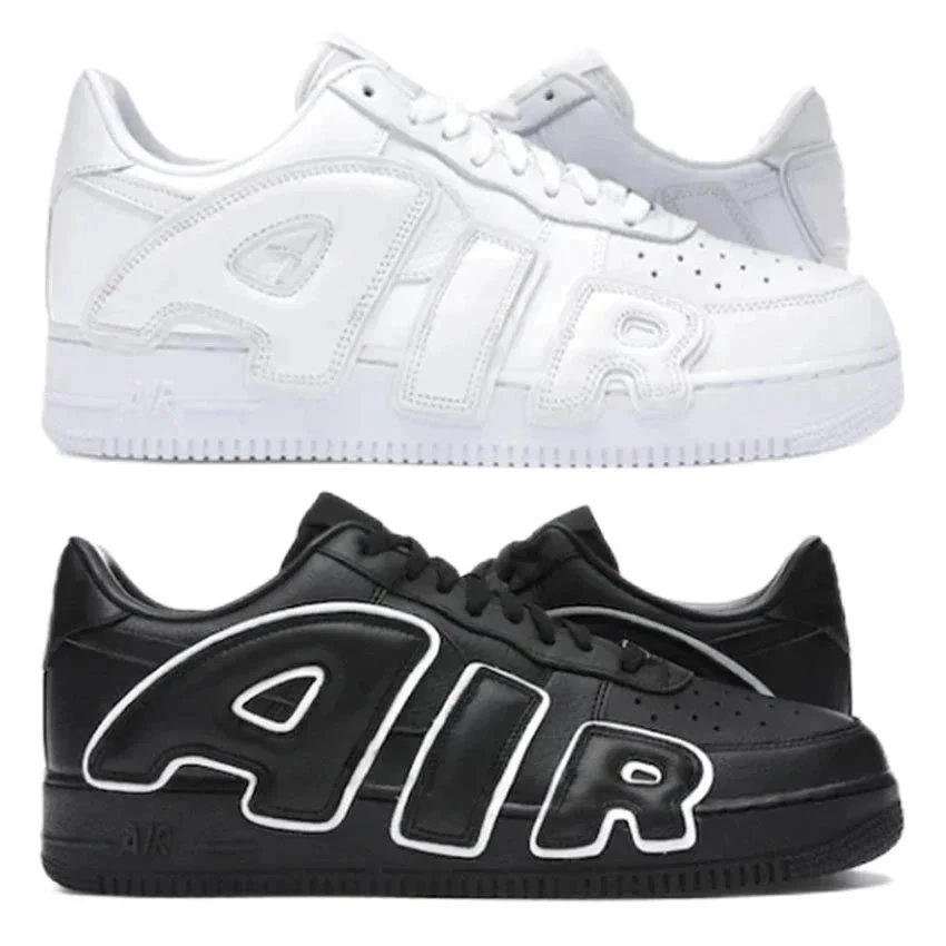 Nike Air Force 1 Low 'Air' Logo White and Black