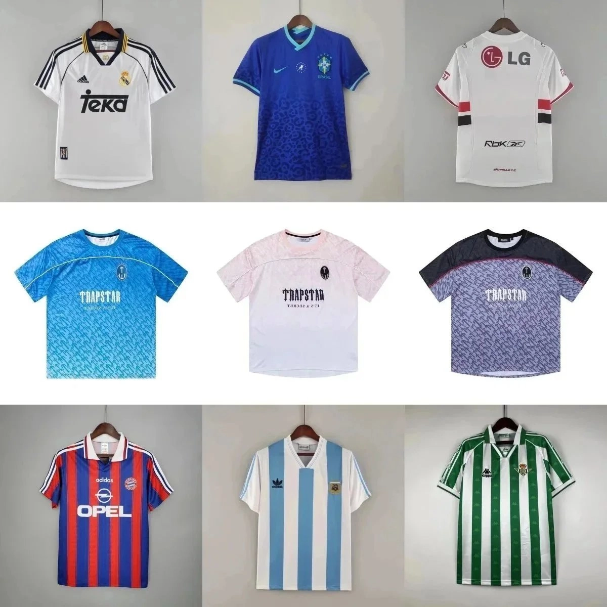Real Madrid 1998-99 Home Jersey White with Black Stripes