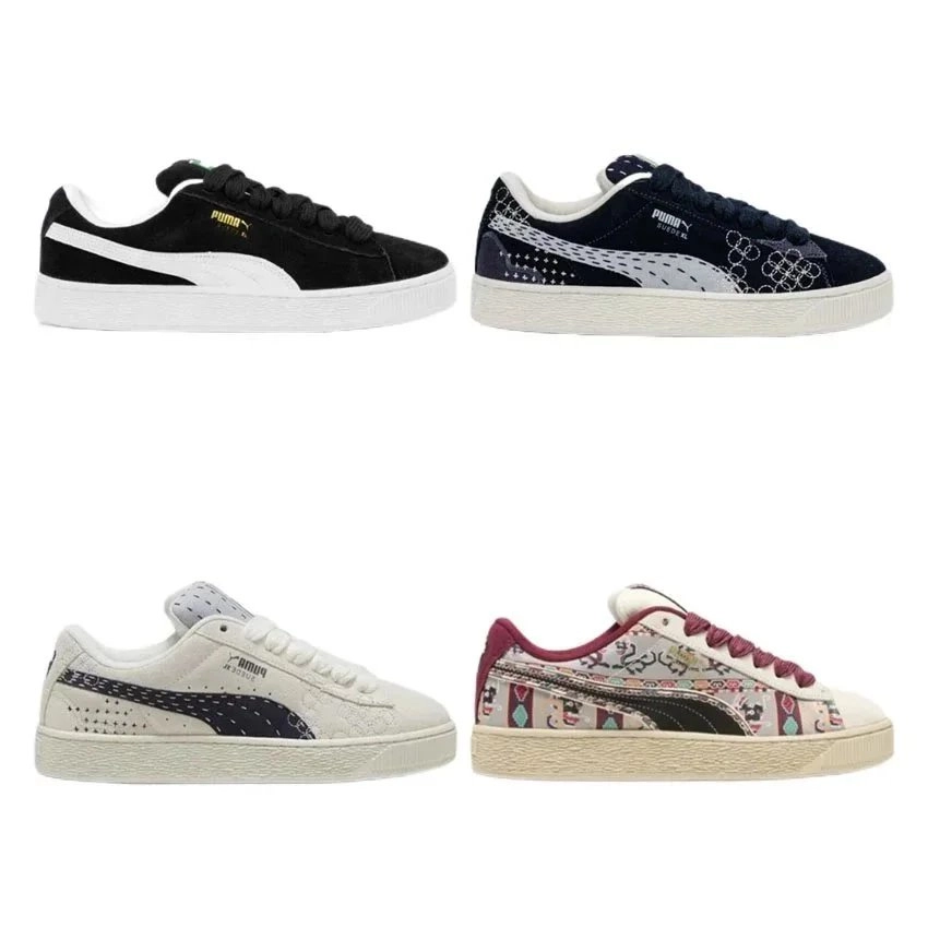 Puma Suede Classic X Japanese Kimono Print Low-Top Sneakers