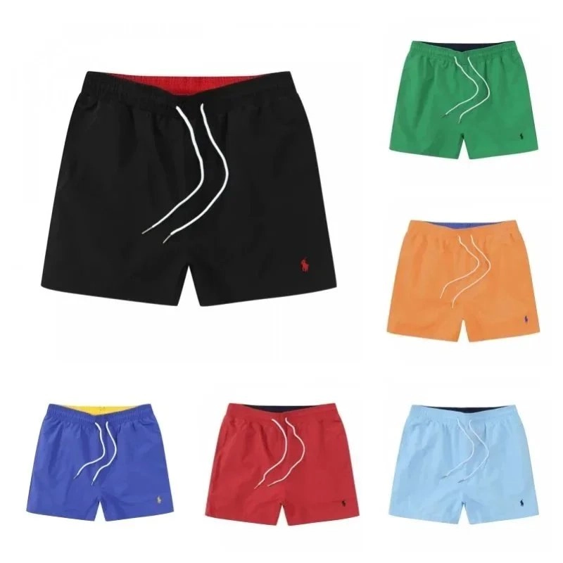 Polo Ralph Lauren Classic Swim Trunks - Black with Red Lining