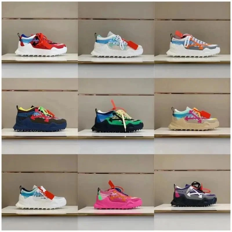 Off-White Diagonal Zipper Chunky Sneaker - Multicolor