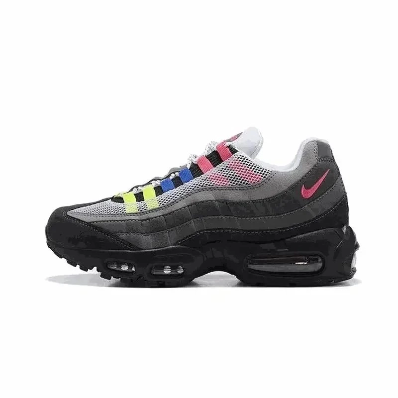 Nike Air Max 95 Multicolor Mesh Black Pink Neon Accent