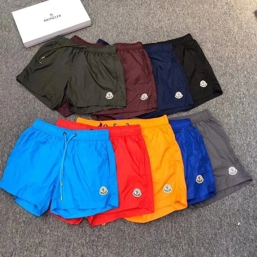 Moncler Logo-Embroidered Quick-Dry Swim Shorts for Men