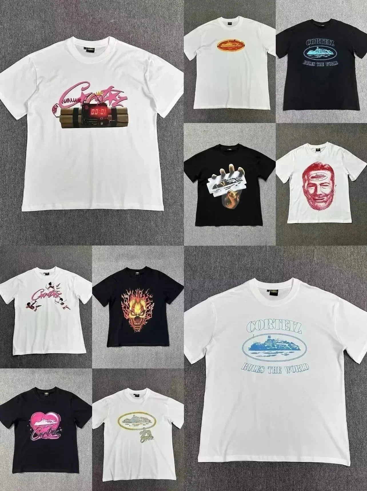 Cortez Bomb Timer Graphic T-Shirt White