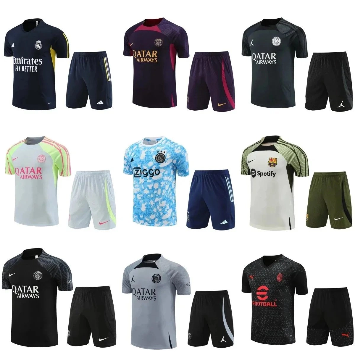 Real Madrid 2023-24 Training Jersey Navy Yellow