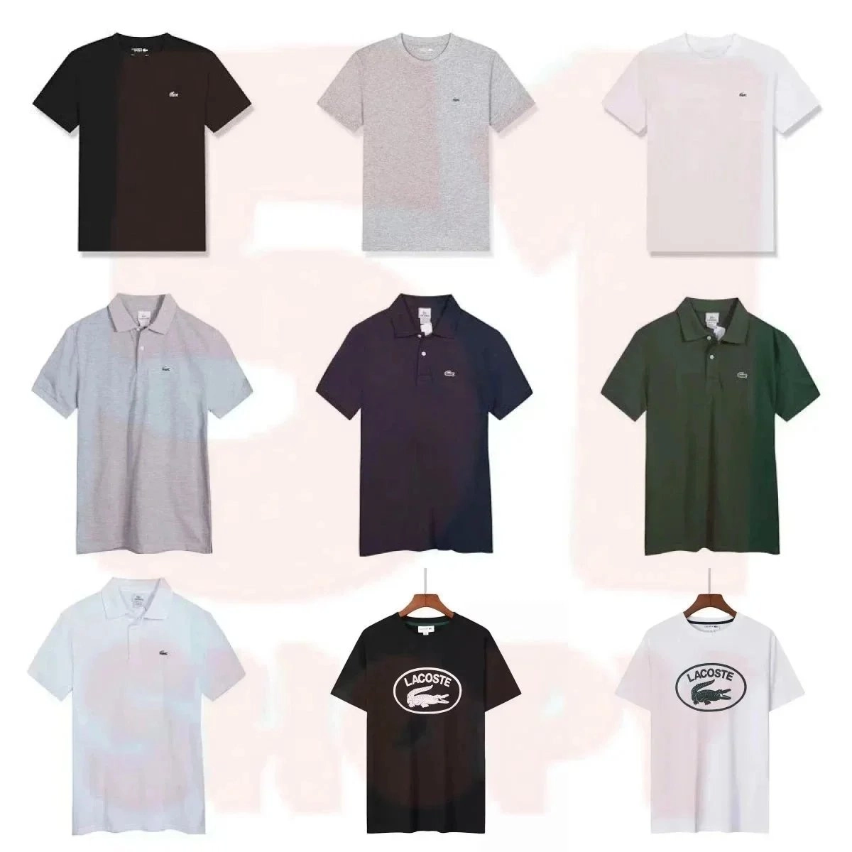 Lacoste Classic Polo Shirt - Navy Blue with Crocodile Logo