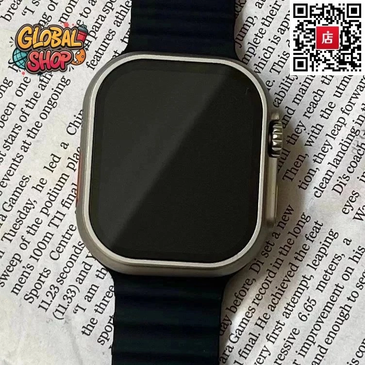 Apple Watch Ultra 2 Titanium Black Sport Band