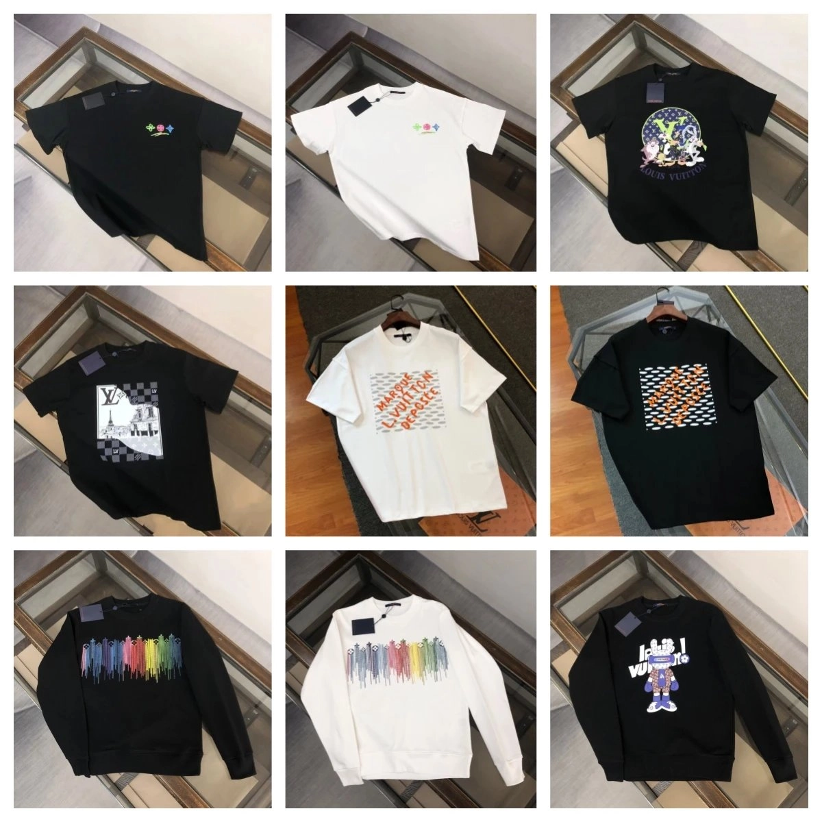 Louis Vuitton x Murakami Multicolor Cherry Blossom T-Shirt Black