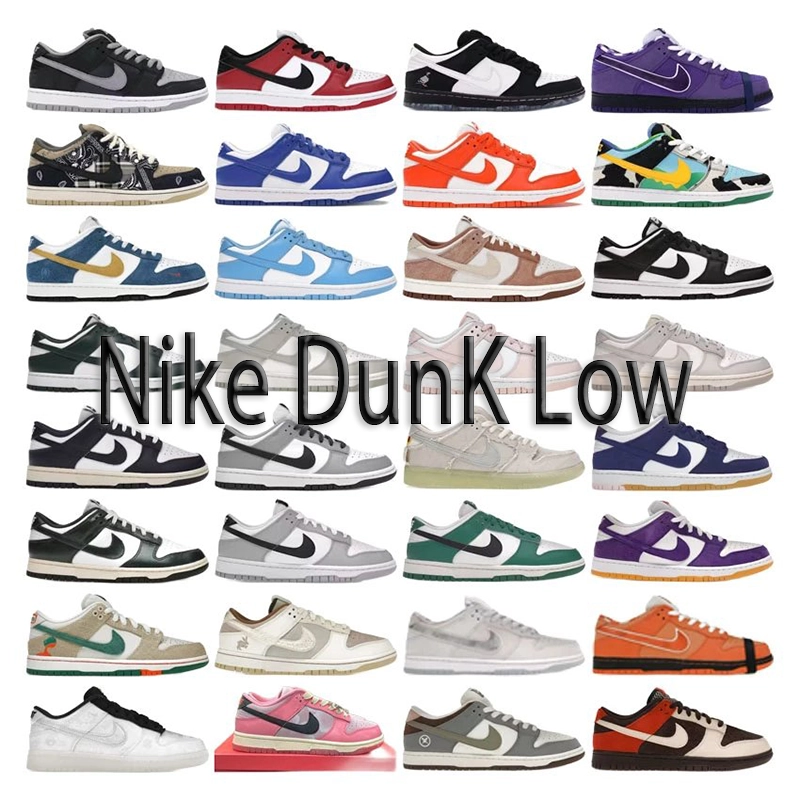 Nike Dunk Low Panda Black White Leather Low-Top Sneaker