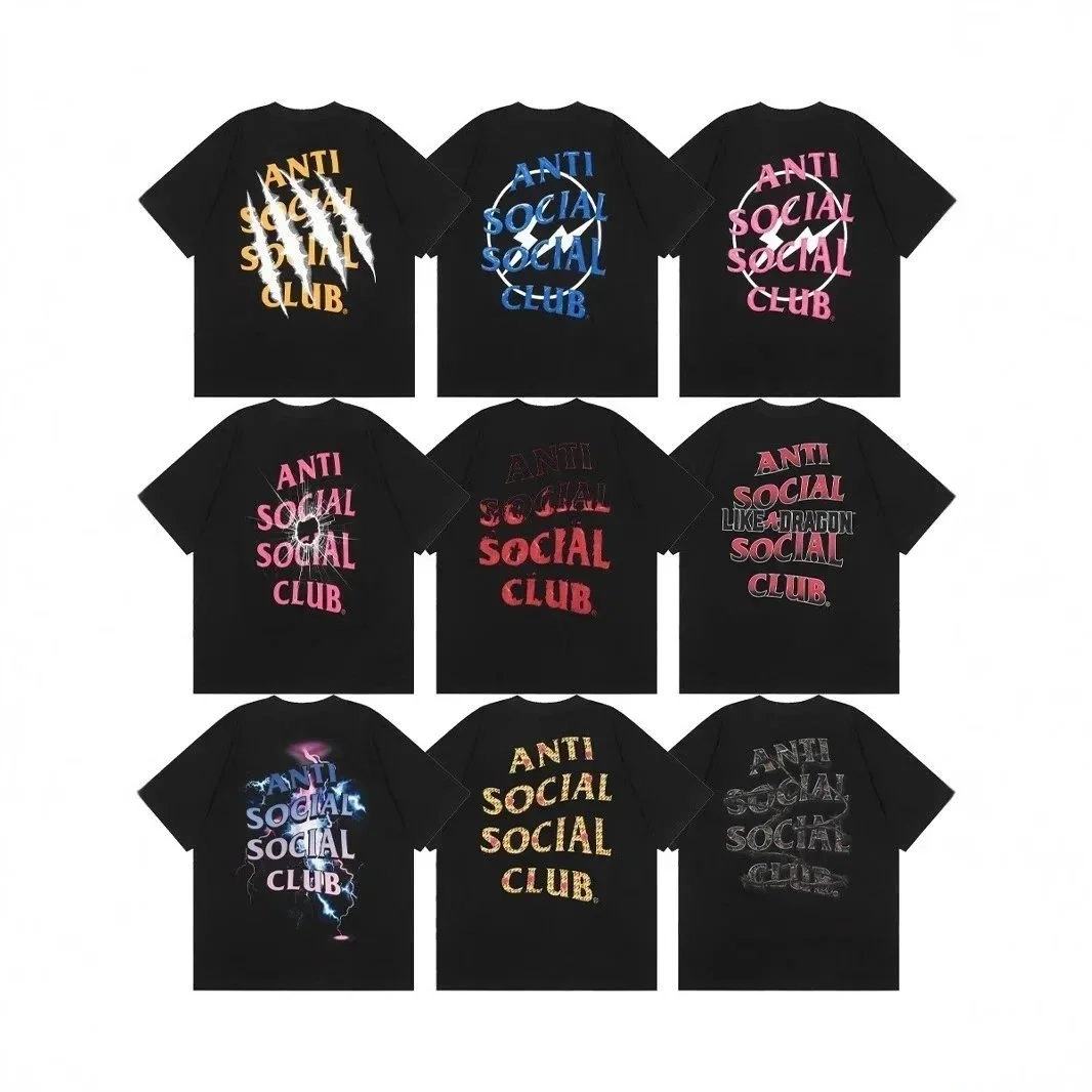Anti Social Social Club Claw Scratch Logo Black T-Shirt