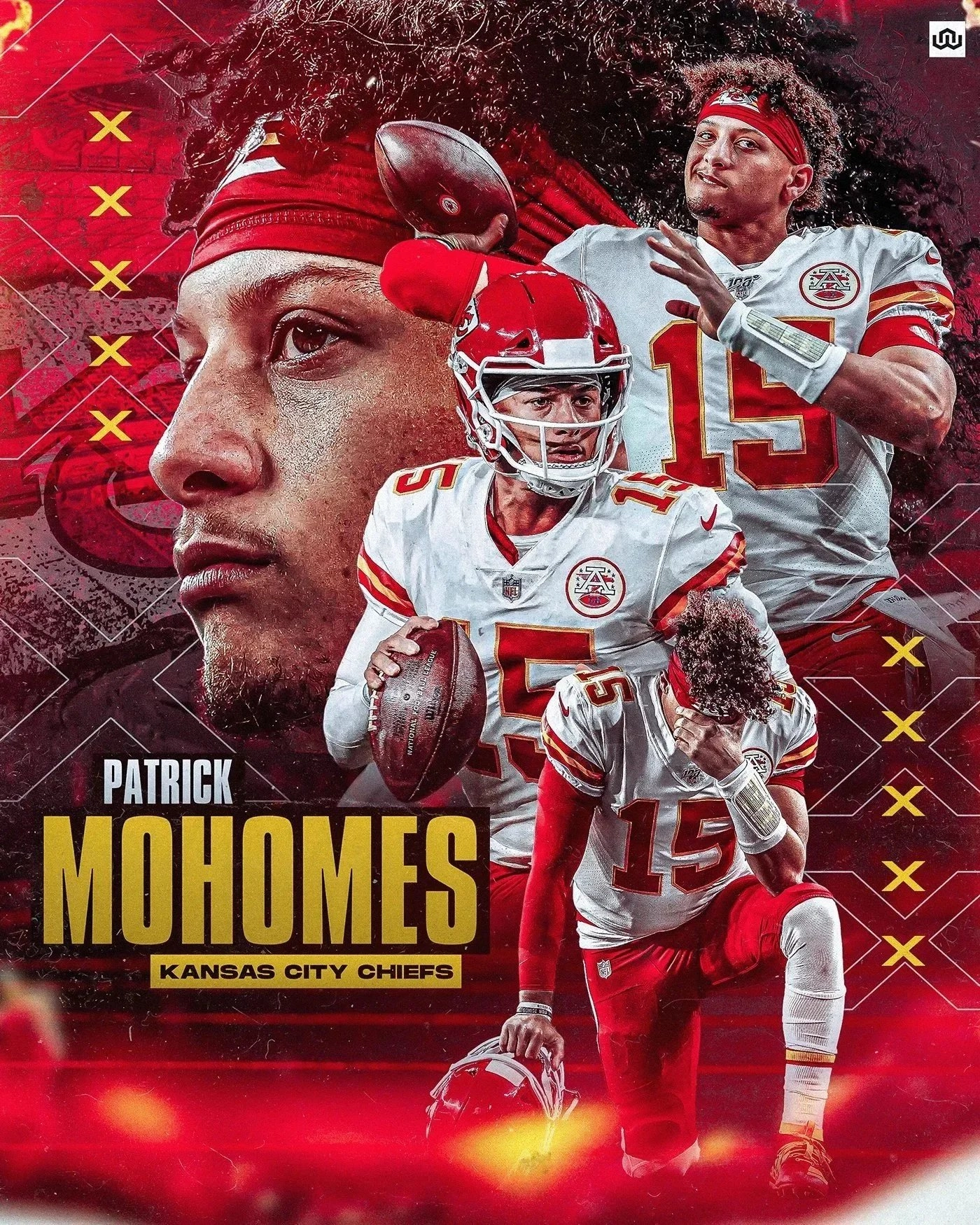 Kansas City Chiefs Patrick Mahomes NFL Game Jersey - White/Red
