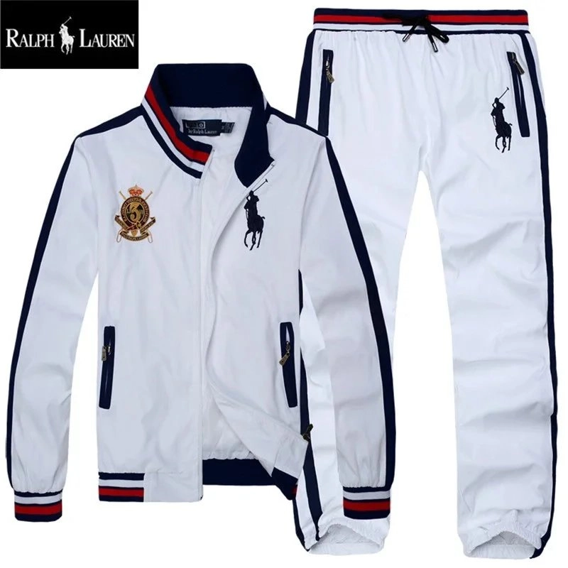 Ralph Lauren Polo Sport White Track Jacket and Pants Set