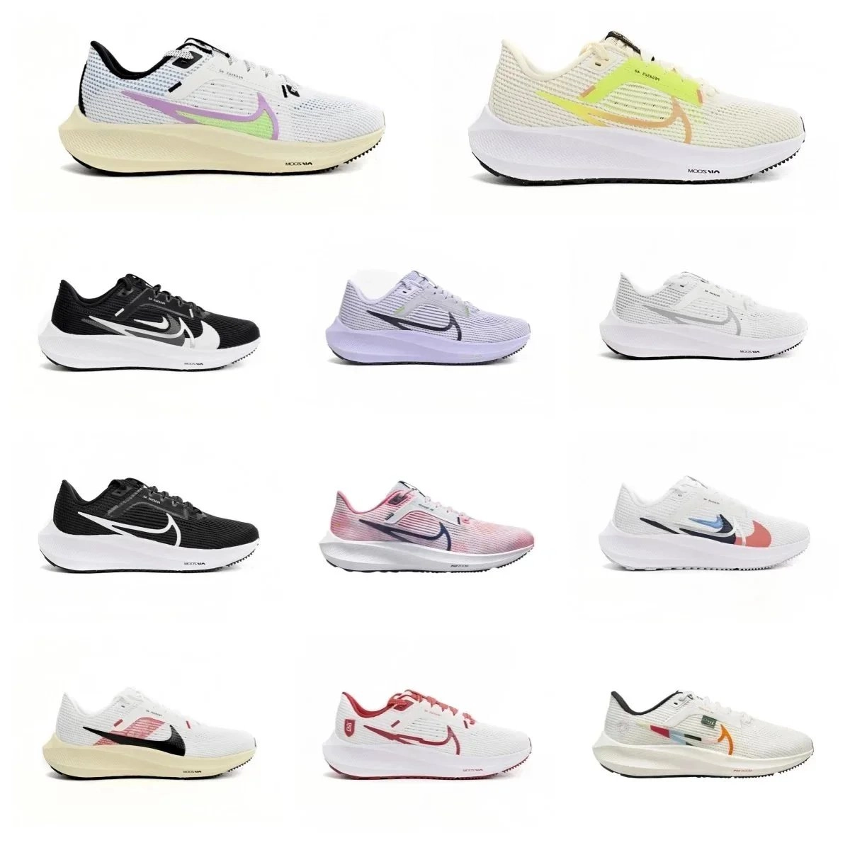 Nike Winflo 10 Women's Running Shoes - White/Purple/Lime