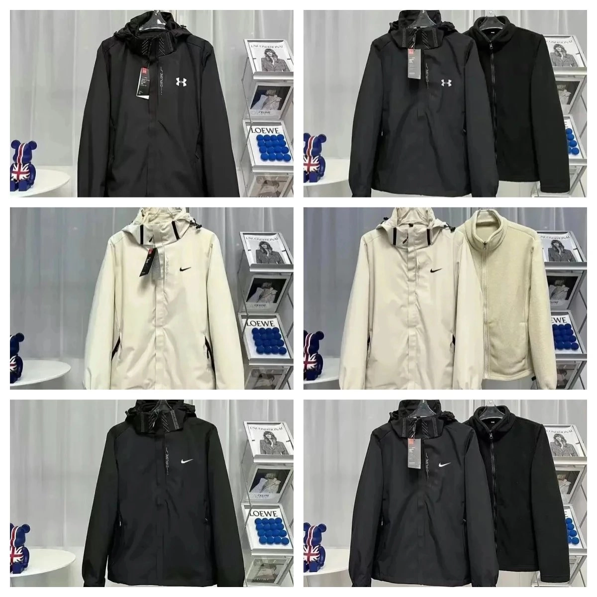 Under Armour Storm Windproof Hooded Jacket Black