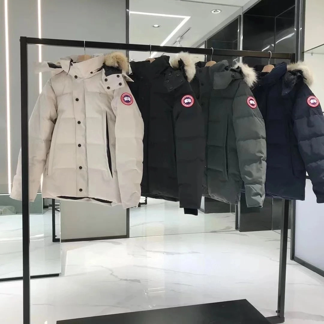Canada Goose Expedition Parka with Fur Trim - White
