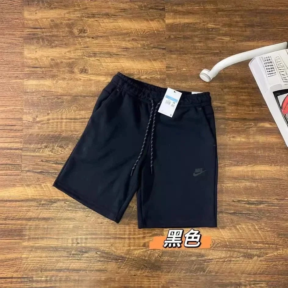 Nike Tech Fleece Shorts Black with Woven Drawstring