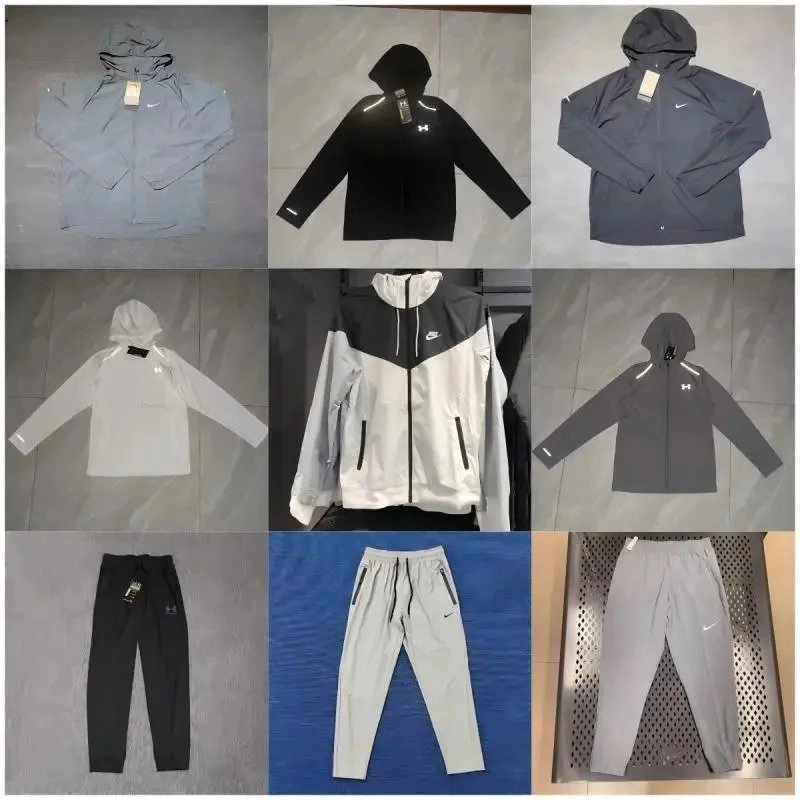 Nike Windrunner Hooded Jacket - Gray Reflective Trim