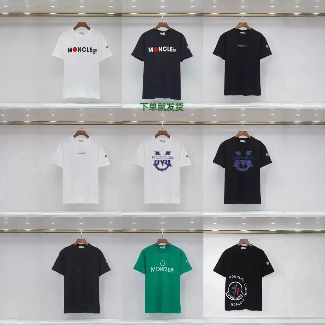 Moncler Logo Graphic T-Shirt - White with Red Circle Detail