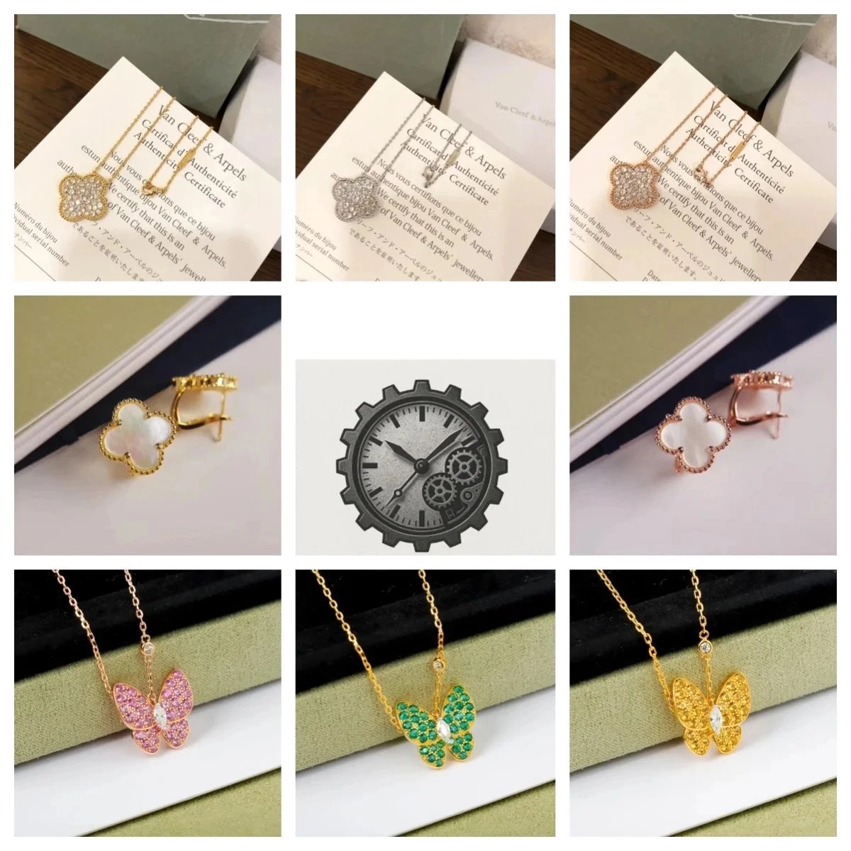 Van Cleef & Arpels Alhambra Four-Leaf Clover Gold Mother-of-Pearl Pendant