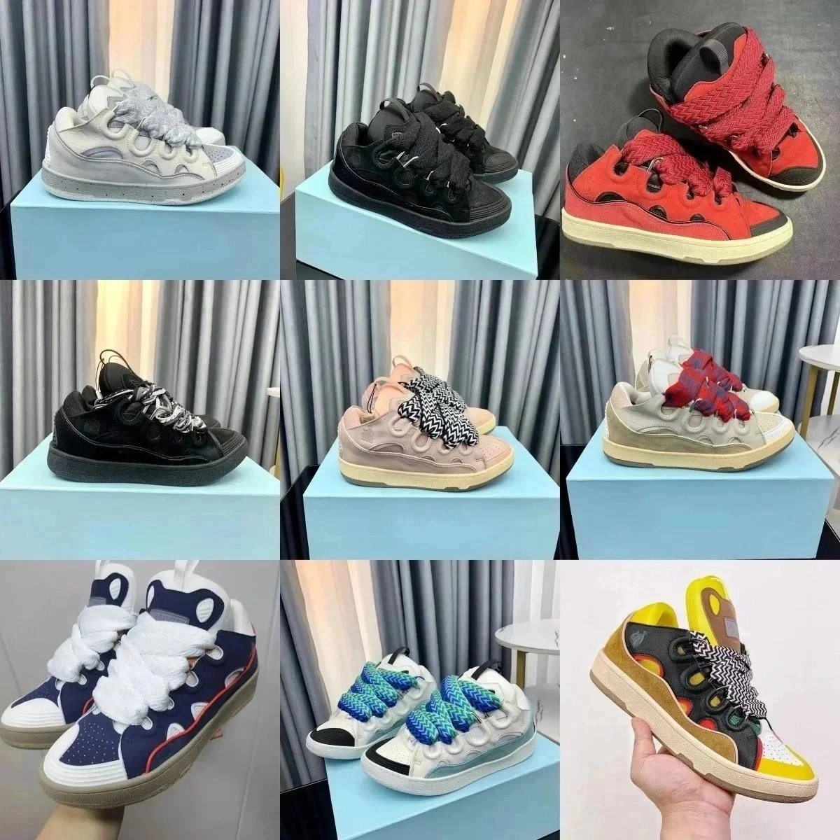 Maison Margiela Tabi Split-Toe Sneakers - Multicolor Patchwork
