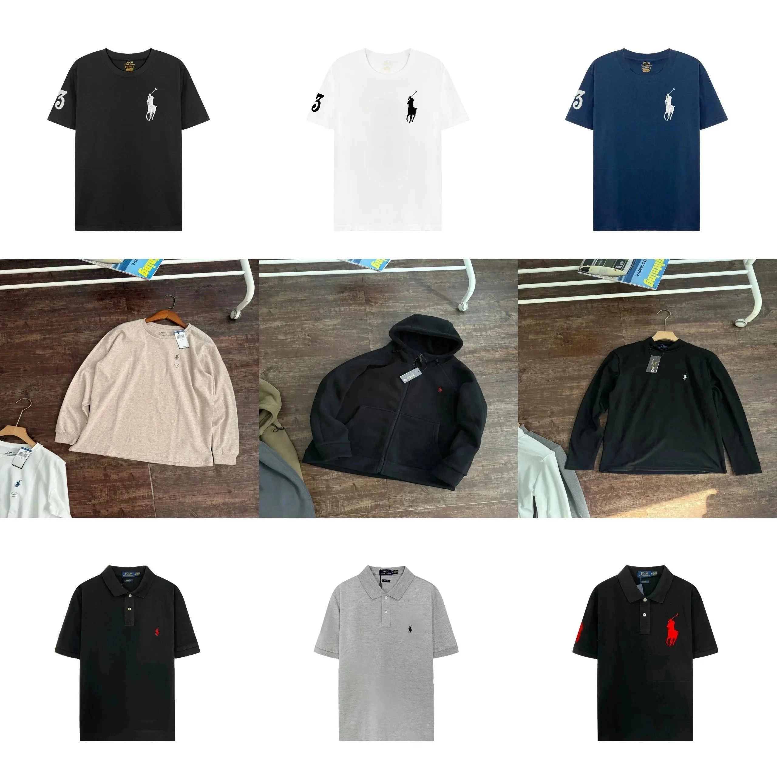 Polo Ralph Lauren Big Pony Logo Short Sleeve T-Shirt Black