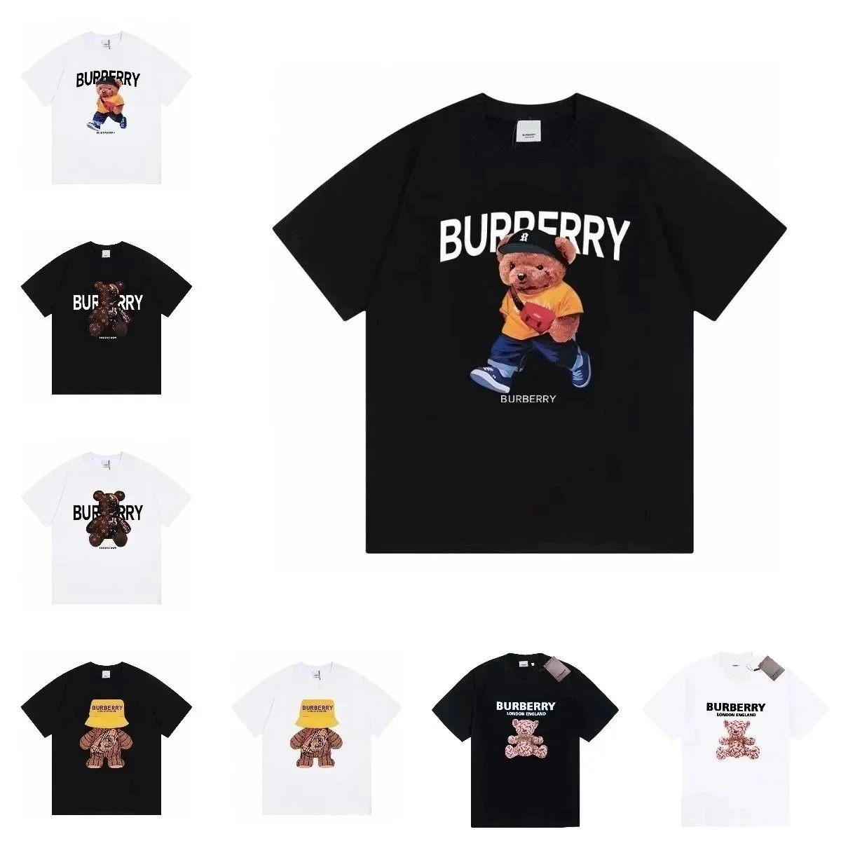 Burberry Thomas Bear Graphic T-Shirt Black
