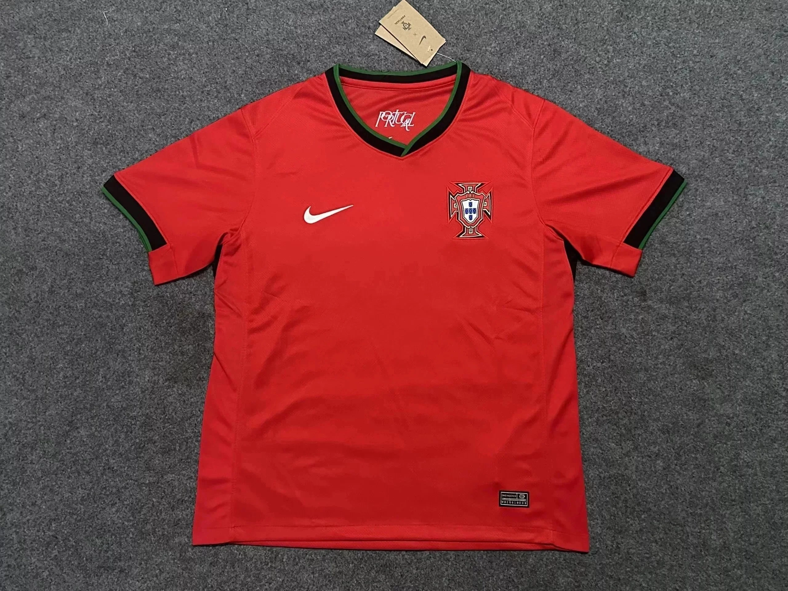 Nike Portugal National Team Home Jersey Red Green Black