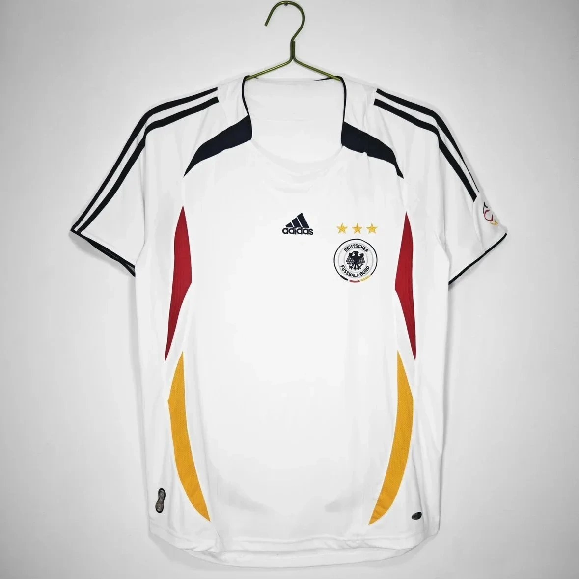 adidas Germany 2006 World Cup Home Jersey White Red Yellow