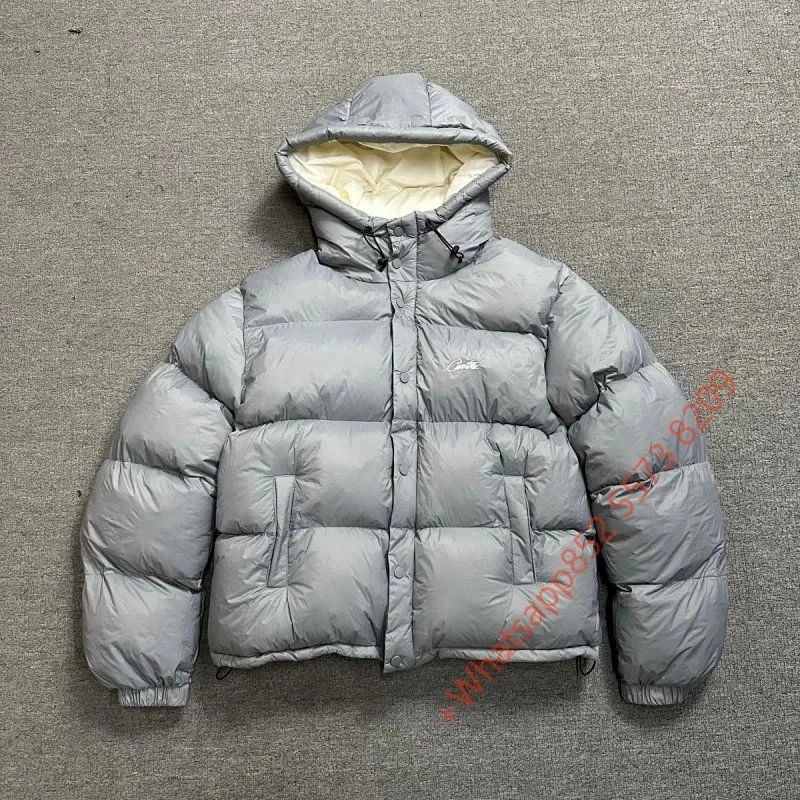 Moncler Genius Puffer Jacket - Light Gray with Cream Lining