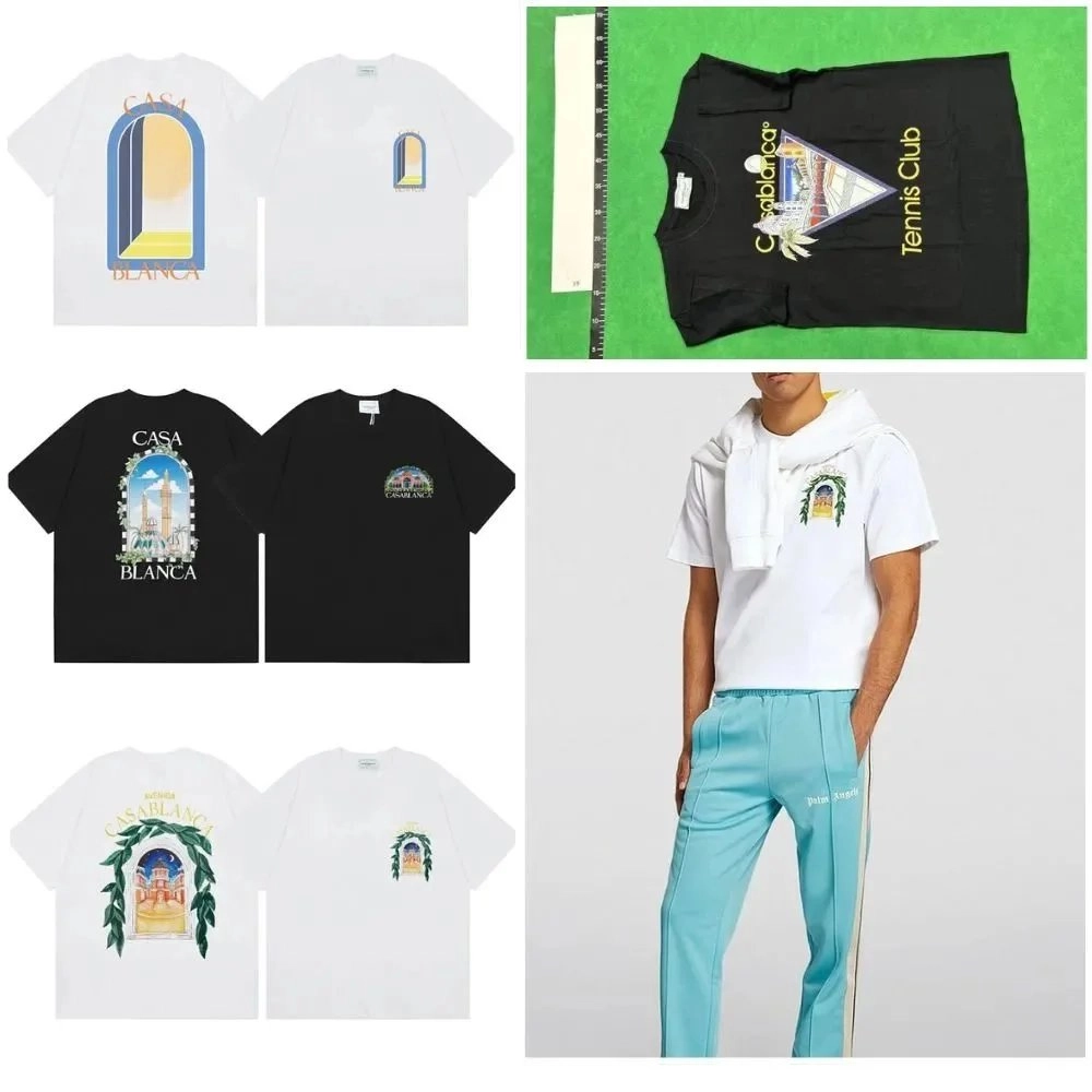 Casa Blanca Archway Graphic T-Shirt - White/Black
