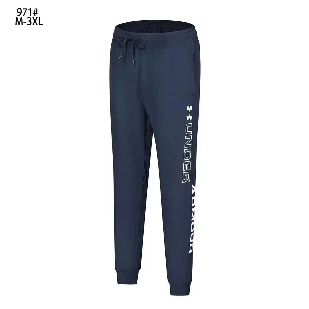 Under Armour 971# Navy Jogger Pants with Vertical Logo