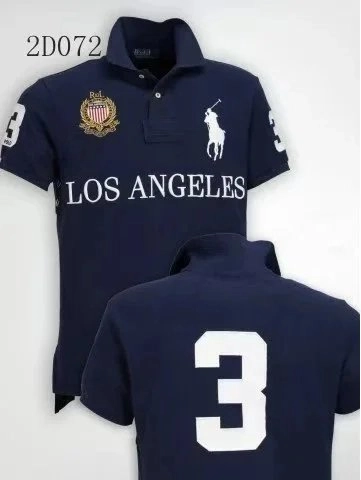 Polo Ralph Lauren Los Angeles Navy Polo Shirt with Number 3