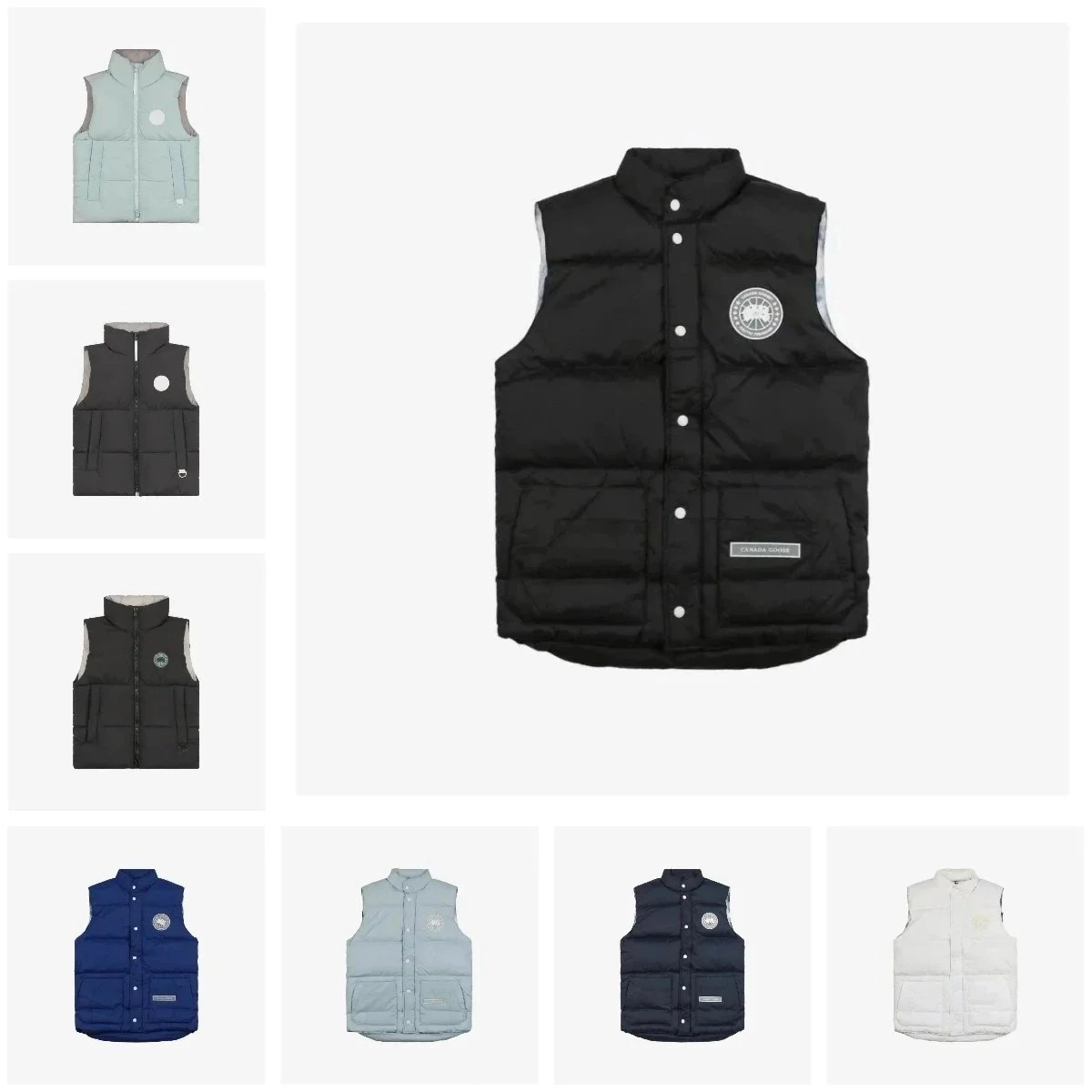 Canada Goose Freestyle Puffer Vest - Black with Arctic Badge
