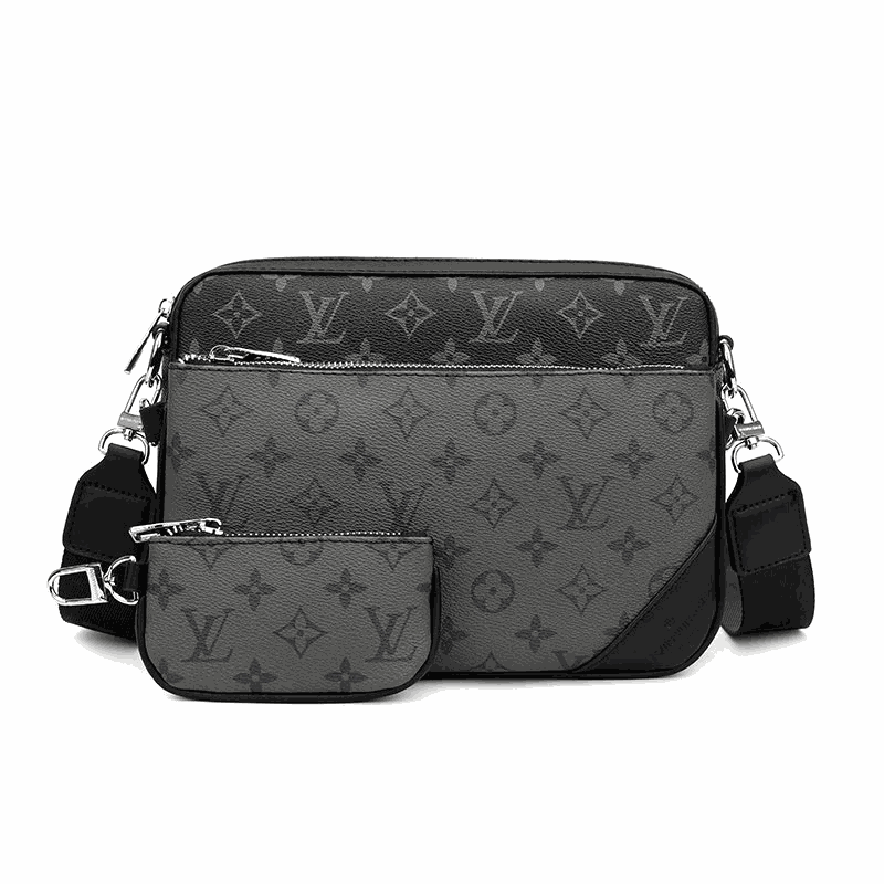 Louis Vuitton Monogram Eclipse Crossbody Bag with Detachable Pouch