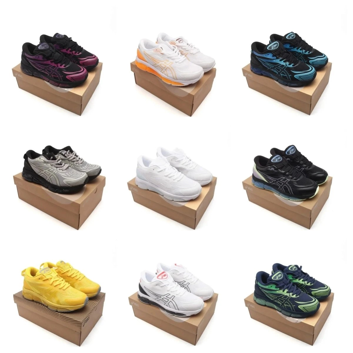ASICS Gel-Nimbus 25 Running Shoes - Black Purple Gradient